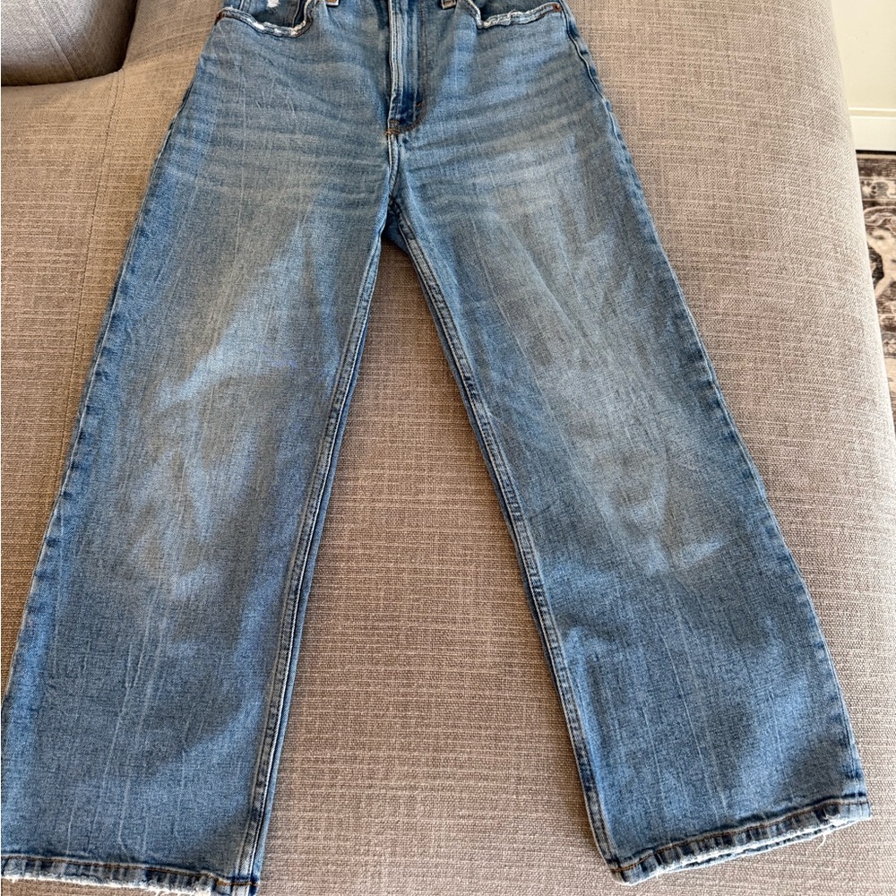 Abercrombie & Fitch Light Blue Bootcut Jeans